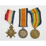 A World War I medal trio to 3-10019 Pte G W Drew, Norf.