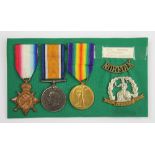 A World War I Medal trio to 2793 Pte C.