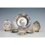 A selection of silver comprising; a presentation trophy, C J Vander Ltd, London 1987,