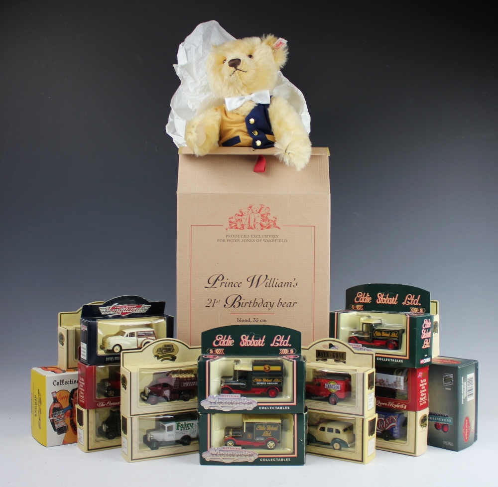 A Steiff Prince William 21st Birthday bear,