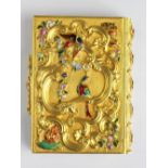 A gold and enamel case by Alexander James Strachan, 19th century,