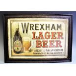 LOCAL INTEREST; A vintage Woodall Minshall Thomas & Co Wrexham ale advertising poster,
