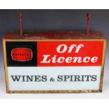 A Watneys Off Licence vintage advertising sign,