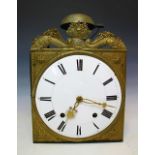A 19th century French eight day Comptoise wall clock, with 24.