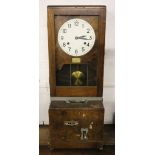 A Frank H Hayhurst of Manchester vintage clocking On / Off machine,