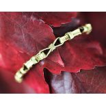 An 18ct yellow gold bracelet,