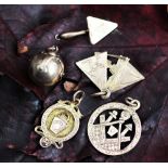 A collection of assorted Masonic fobs and pendants,