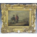English School - early 19th century, Oil on artist board,