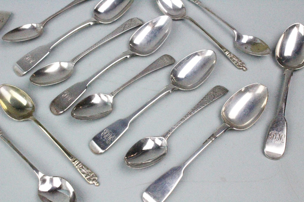 A collection of assorted silver spoons, - Image 2 of 2