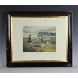 Bentley after Henry Alken, Four hand coloured hunting aquatints, partridge shooting,