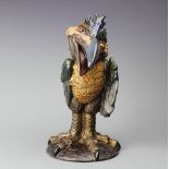 An Andrew Hull for Burslem pottery Martinware type figure of a grotesque bird, Archie,