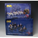 A Britains 00254 Irish State Coach set and 00255 The Sovereign's Escort set,