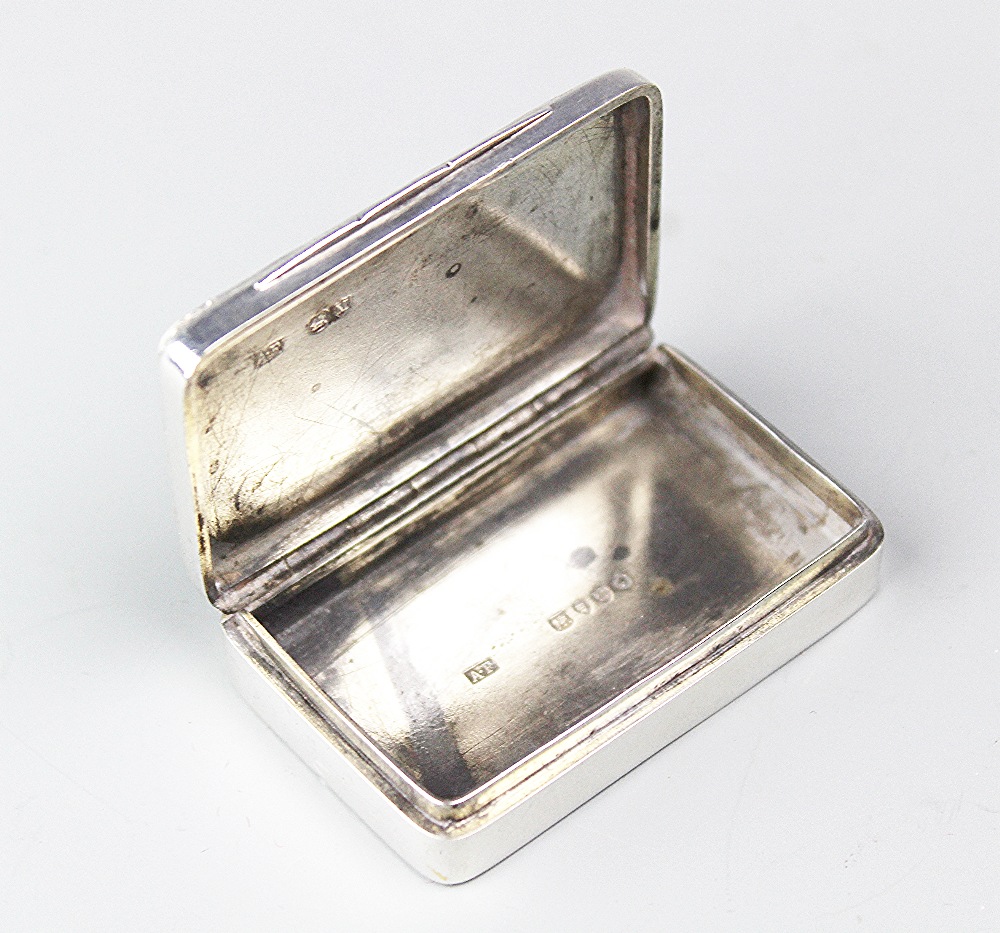 A silver enamelled snuff box, Alfred Fuller London 1887, retailed by Ortner and Houle, - Image 3 of 3