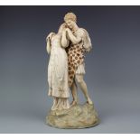 A Royal Rudolstadt early 20th century porcelain classical figural group,