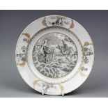 An 18th style century Chinese porcelain European export plate,