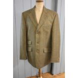 A gentleman's tweed sports jacket, approx 42" chest,
