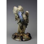 An Andrew Hull for Cobridge pottery Martinware type figure of a Horace grotesque bird,