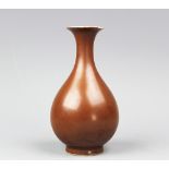 A Chinese Batavian ware vase, Qianlong seal mark,