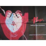 Three original film posters for The Hunger, all quads, starring David Bowie and Susan Sarandon,