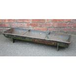 A 19th century cast iron trough / feeder, 93cm W,