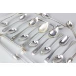 A selection of silver cutlery,