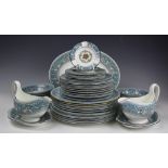 A Wedgwood Florentine pattern forty piece part dinner service (45) CONDITION REPORT: