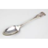 A George III Kings pattern silver basting spoon, Francis Higgins II, London, 1819,