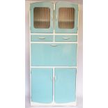 A vintage kitchen larder cabinet,
