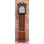 A George III and later Cheshire eight day longcase clock,