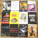 A large collection of cinema front of house movie booklets,
