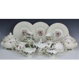 A Wedgwood Hathaway Rose pattern dinner service to include, two tureens and covers,