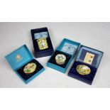 Four Halcyon Days, Bilston enamel boxes,