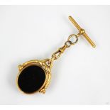 A Victorian 18ct yellow gold swivel fob,