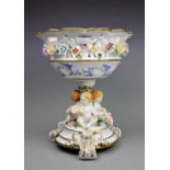 A continental porcelain centrepiece,