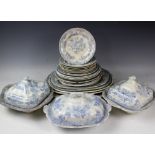 A large selection of Asiatic Pheasant dinner wares to include five tureens and covers,