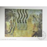 Savlador Dali (1904-1989), Limited edition lithograph, Apotheosis of the Dollar,