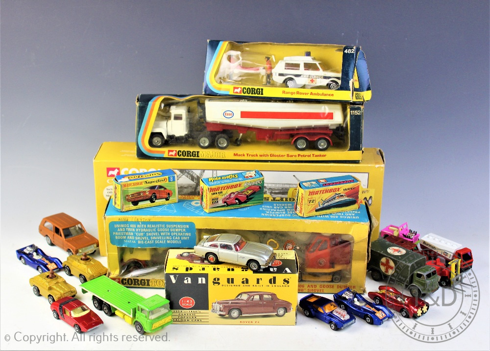 A collection of Corgi and other die-cast toys,