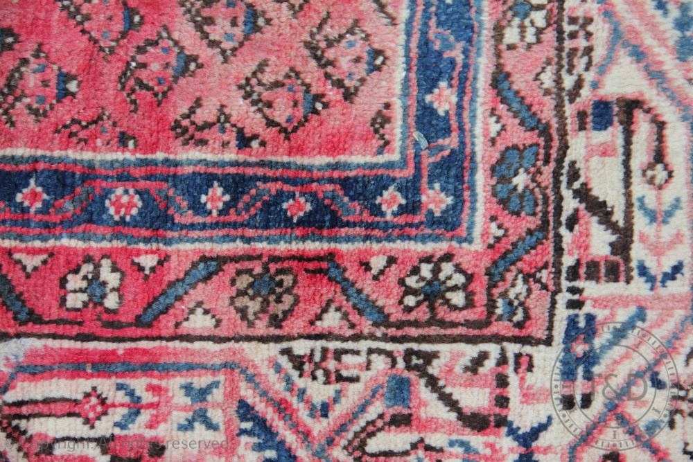 A Bokhara rug, worked with eight gulls against a red ground, - Bild 2 aus 3