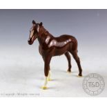 A Beswick foal (larger thoroughbred type), model number 1813, designed by Arthur Gredington,