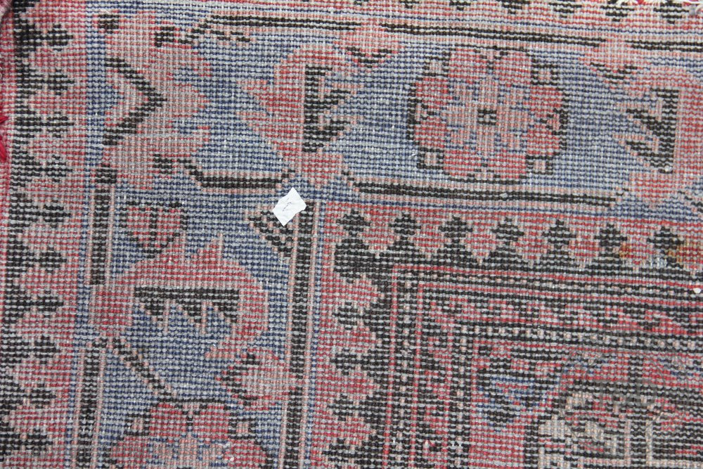 A Caucasian Bokhara wool runner, worked against a red ground, - Bild 3 aus 3