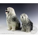 A Beswick Old English Sheepdog - seated, model number 453, 21.