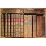 A miscellany of antiquarian leather bindings, to include RUSHWORTH, HISTORICAL COLLECTIONS,