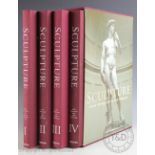 BRINEAU (P), SCULPTURE THE GREAT ART, four vols, red cloth with white lettering,