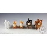 A collection of two Beswick Corgi's comprising; Black Prince, No.