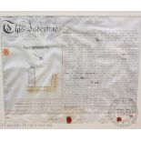 Two late 19th century indentures,