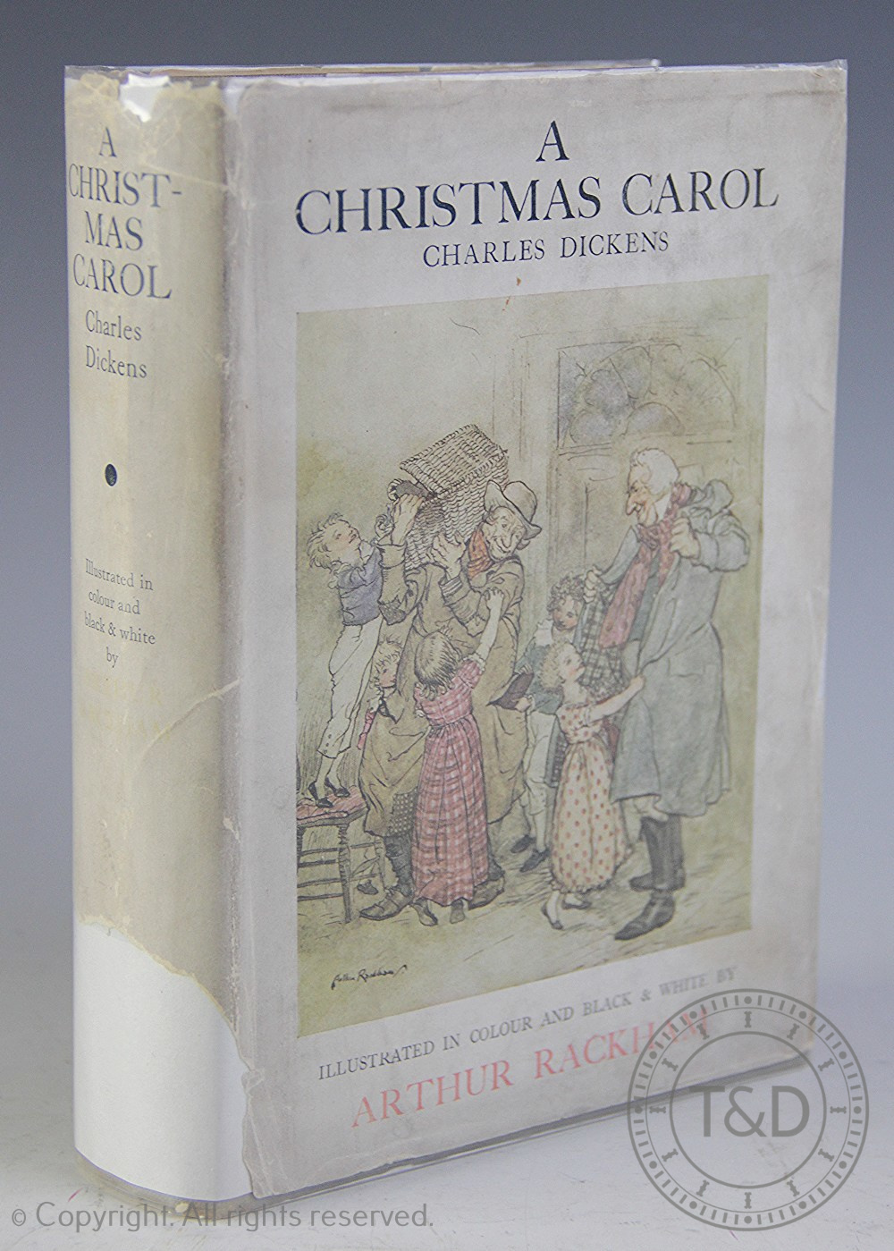 RACKHAM (A), illus, A CHRISTMAS CAROL, with full page colour plates, d.