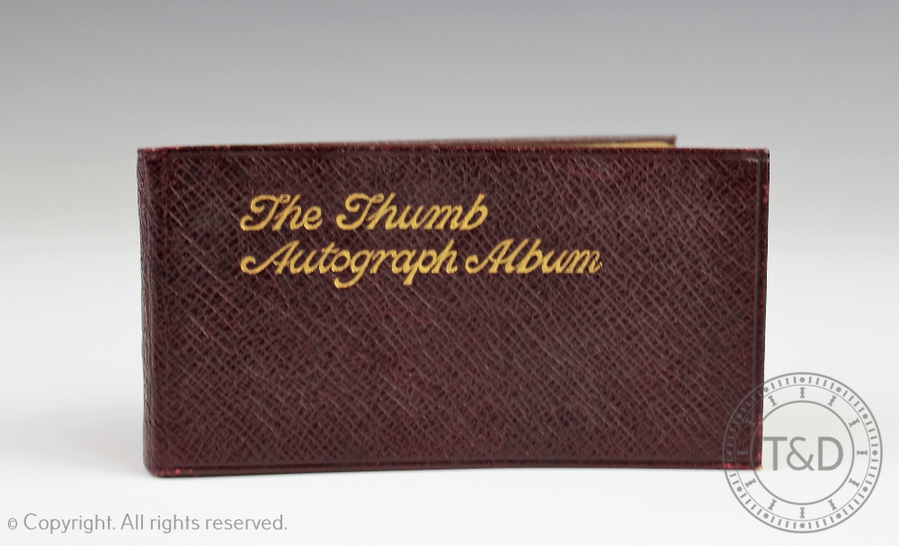 A thumb autograph album, - Image 5 of 5