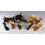 A collection of horses head wall plaques to include six Beswick examples and three others etc (9)