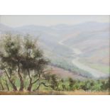 RAIMONDO MIRABELLA (Palermo 1914 - 1979) OLIO su masonite "Paesaggio montano". Misure: cm 30 x 39