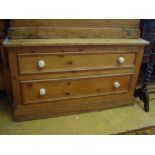 A pine chest.